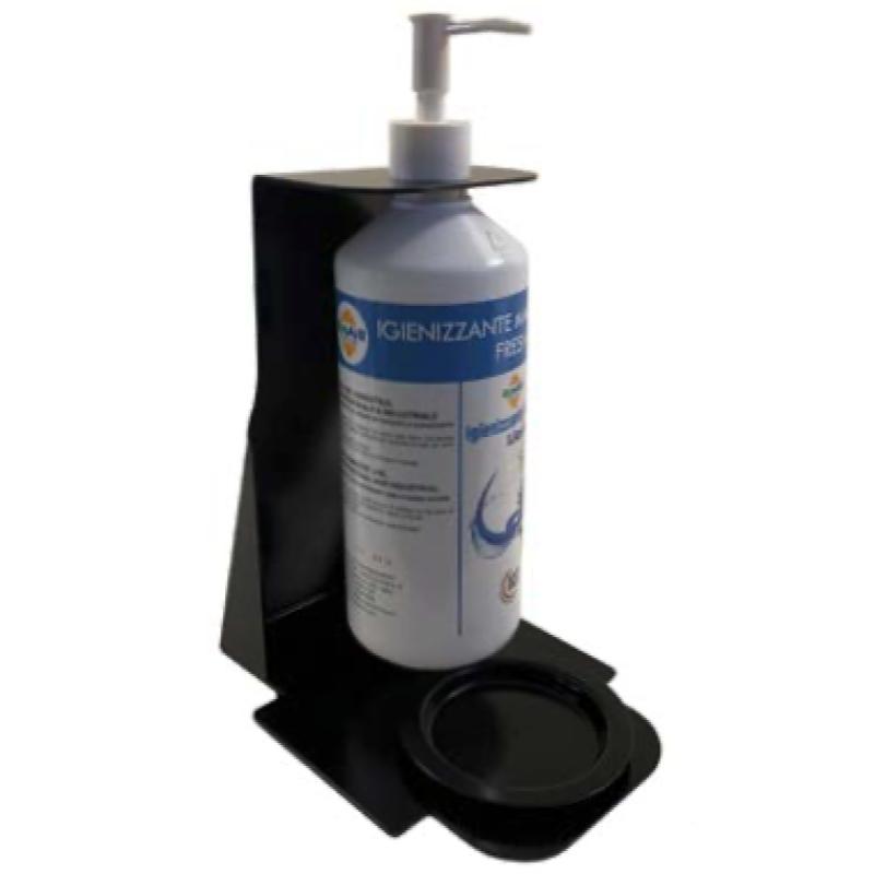 SUPPORT DE TABLE POUR BOUTEILLE DE GEL HYDROALCOOLIQUE