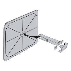 MIROIR INOX À CONTRAINTES RÉGLEMENTAIRES