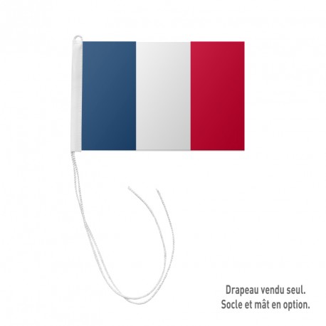 DRAPEAU DE TABLE FRANCE POUR MÂT EN BOIS