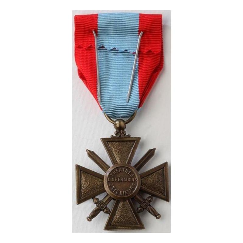 MÉDAILLE CROIX DE GUERRE THÉÂTRES D’OPÉRATIONS EXTÉRIEURS (TOE)