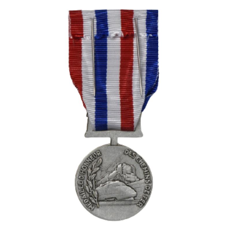 MÉDAILLE D'HONNEUR DES CHEMINS DE FER ARGENT