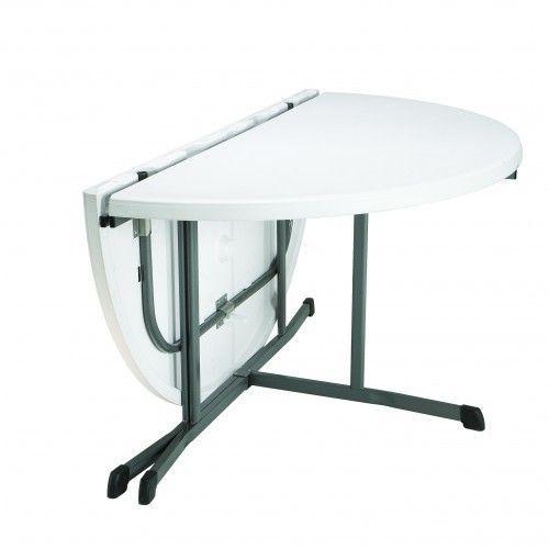 Table ronde polypro pliante 152 cm