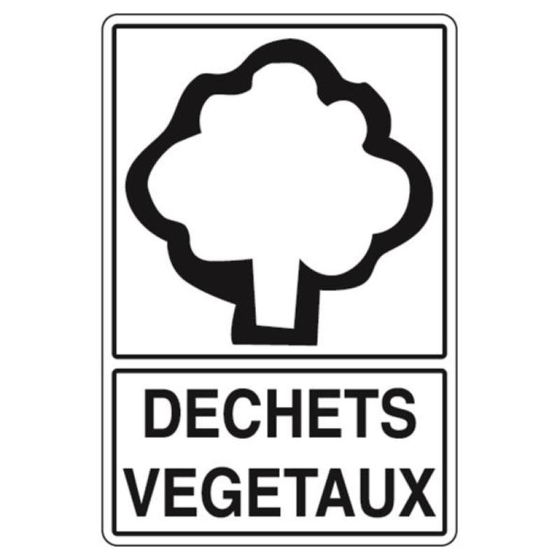 SIGNALISATION DE TRI DÉCHETS VÉGÉTAUX