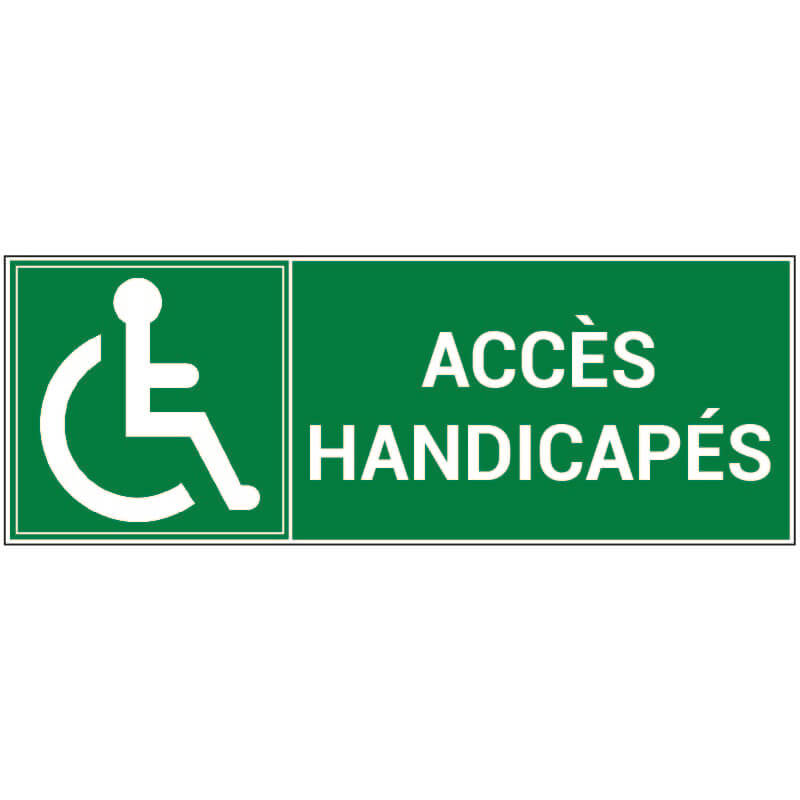 ACCÈS HANDICAPÉS - B0111