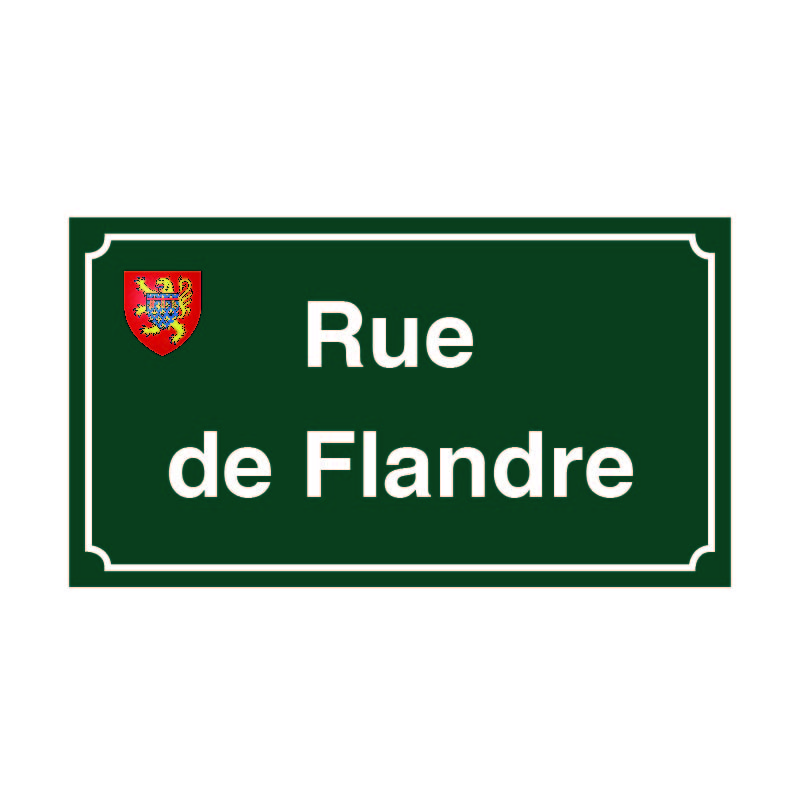 PLAQUE DE RUE COMPOSITE