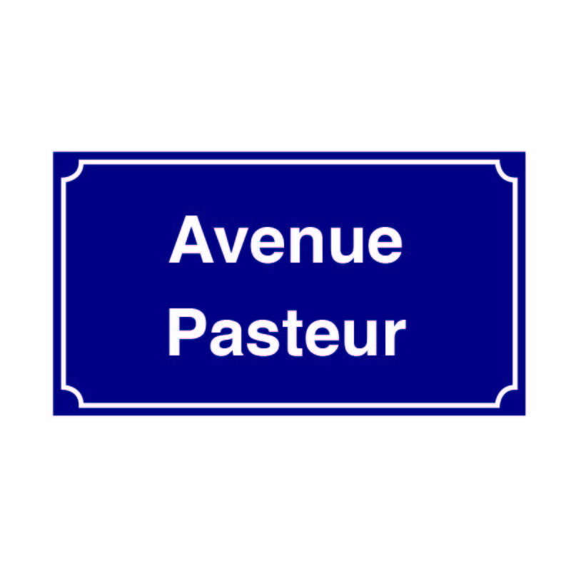 PLAQUE DE RUE POLYDUR