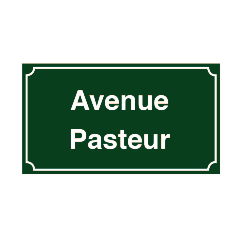 PLAQUE DE RUE POLYDUR