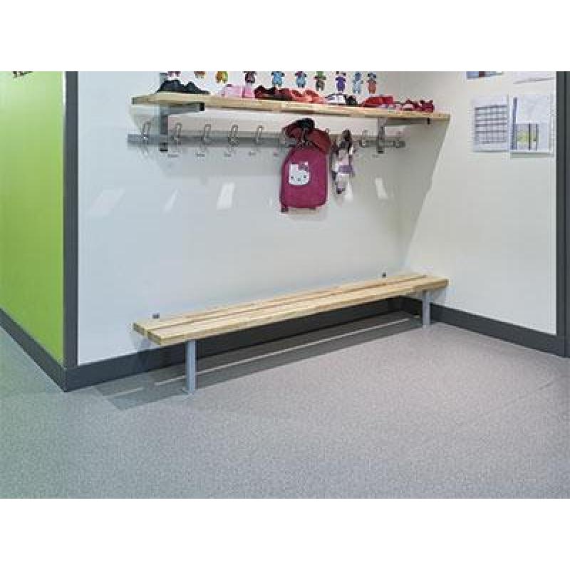 BANC MUR/SOL POUR VESTIAIRES