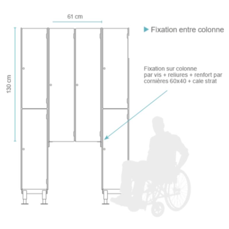 CASIER PMR STRATIFIÉ