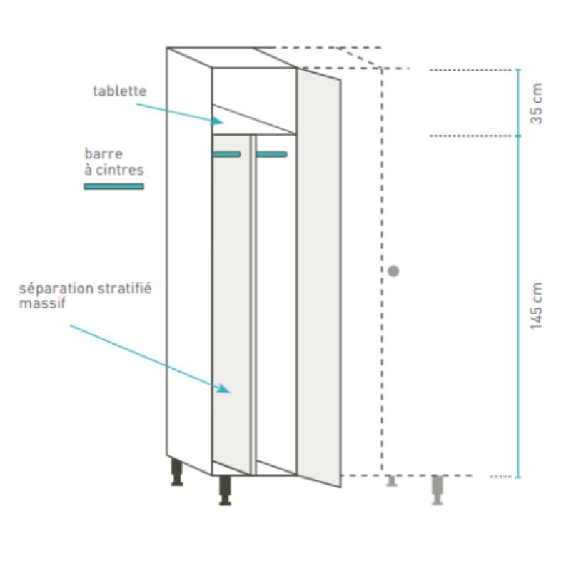 ARMOIRE INDUSTRIE PROPRE OU SALISSANTE EN VERRE